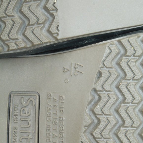 *Sanita Brown Leather Slip Resistant Antistatic Slip-On Mule Clogs US 11 - Picture 4 of 4